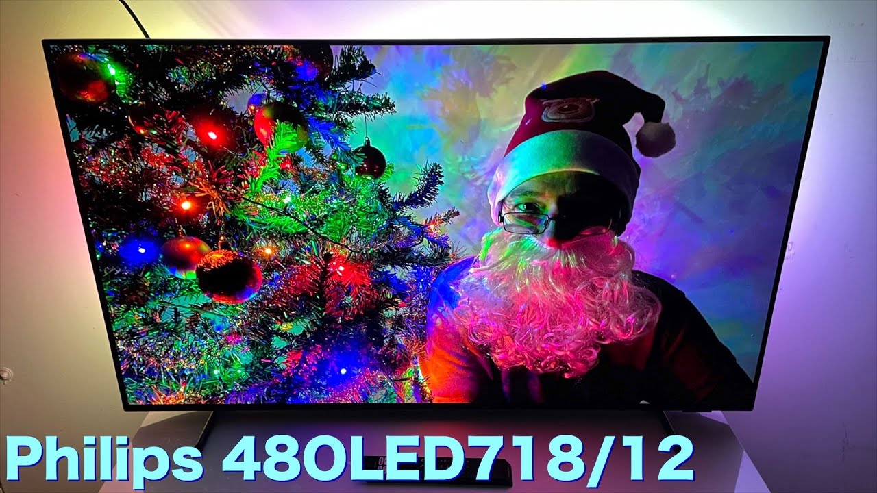 Philips 48OLED718/12 kicsomagolás és bemutató