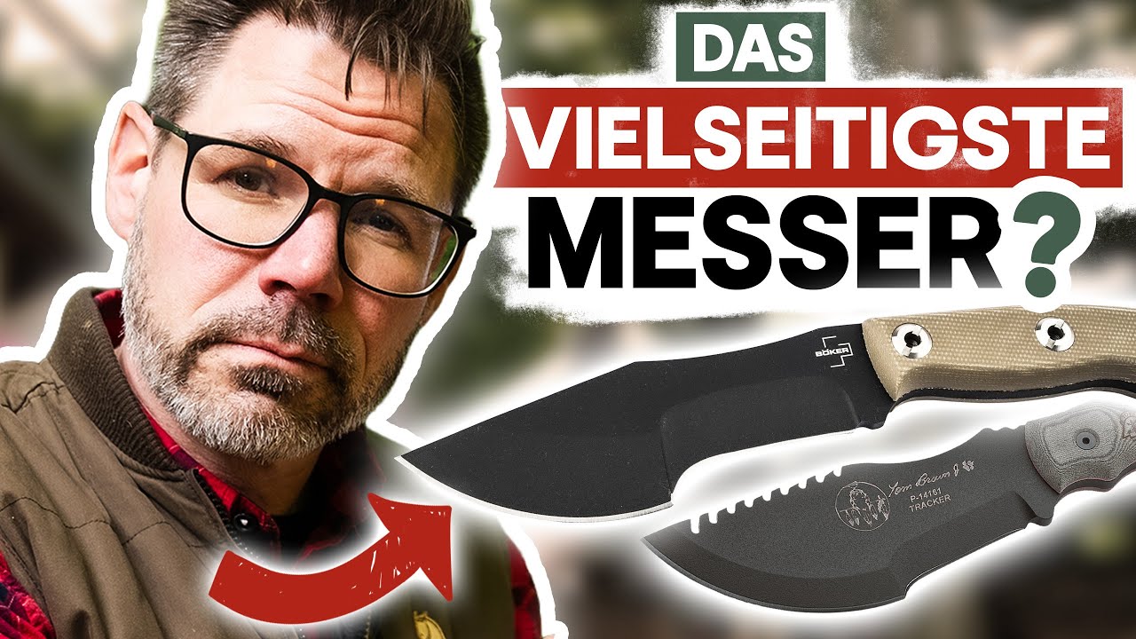 Das VIELSEITIGSTE SURVIVAL MESSER in der WILDNIS❓🏞 Alles zur TRACKER KNIFE HISTORY | B&ouml;ker Solingen