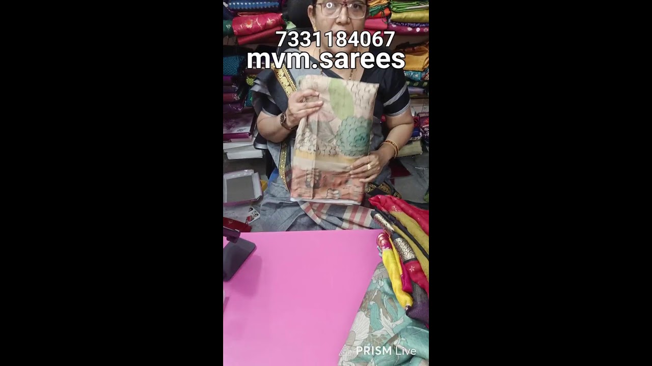 Live streaming of MVM Sarees