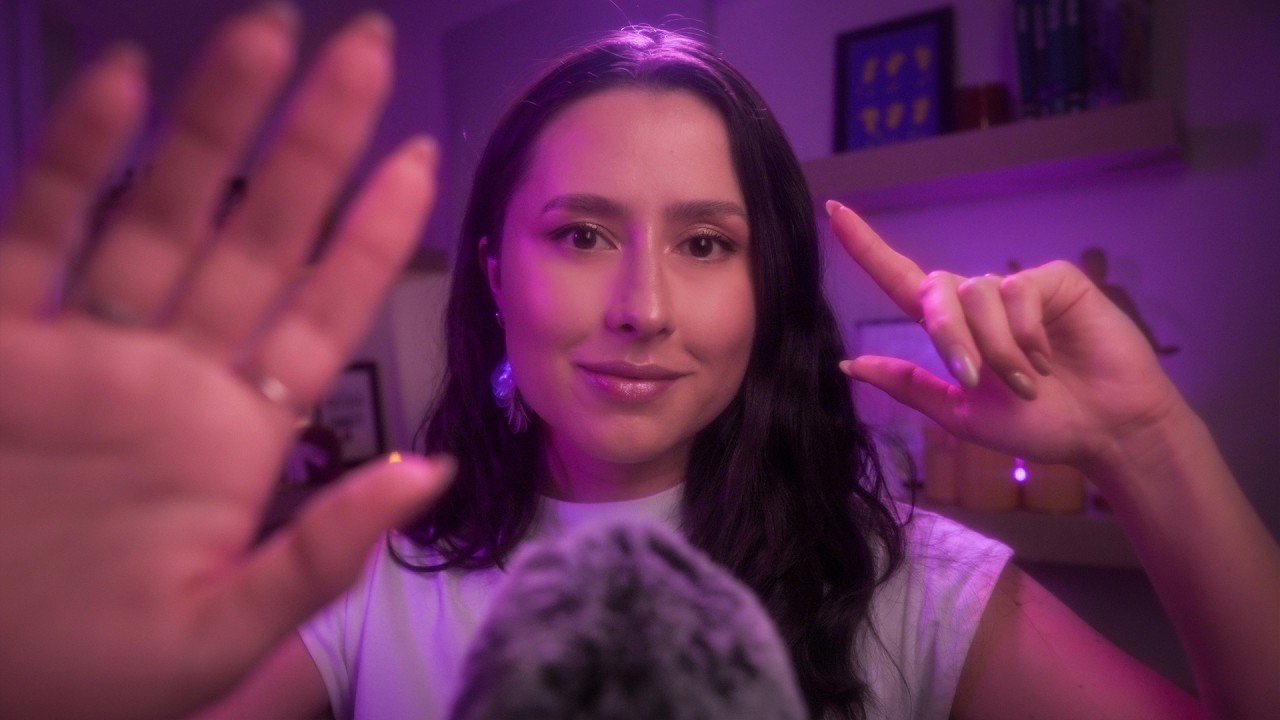 ASMR Ultra Soothing Fluffy Mic to Fall Asleep 🌙 Hand Movements & Positive Affirmations