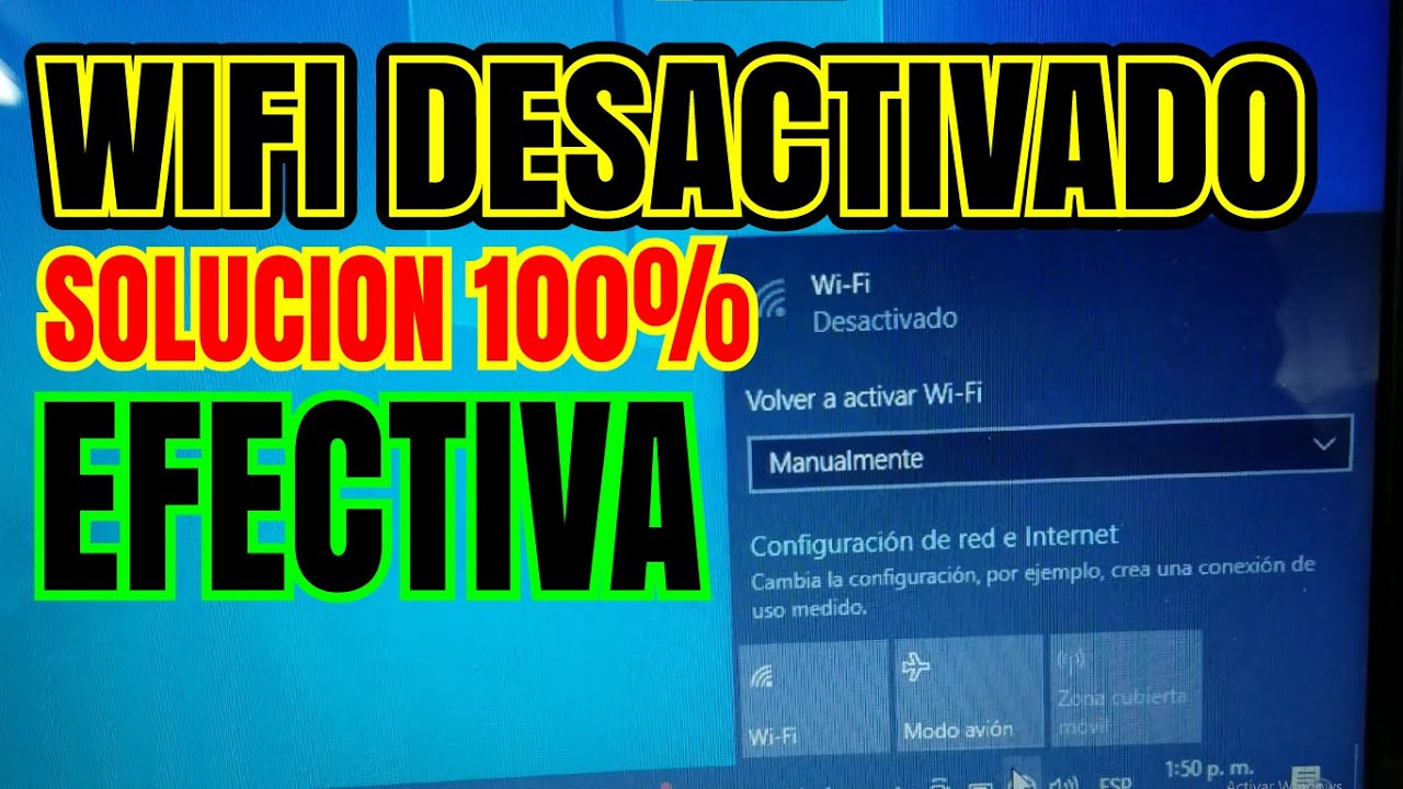 SOLUCION WIFI DESACTIVADO LENOVO Z470