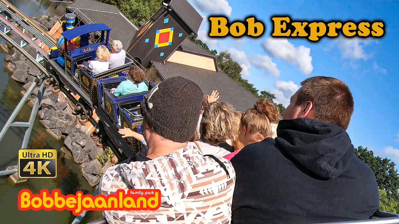 2019 Bob Express Powered Roller Coaster On Ride Ultra HD 4K Bobbejaanland