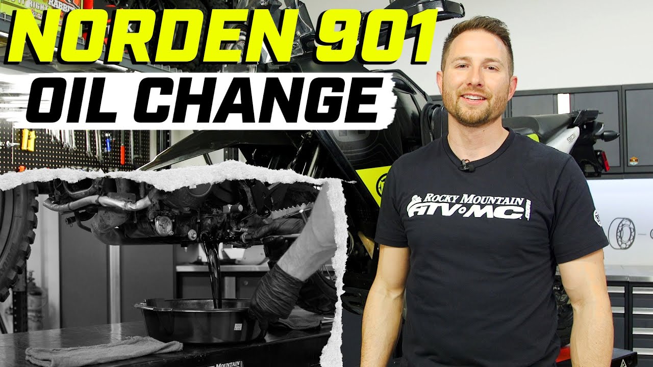 How To Change the Engine Oil & Filter on a Husqvarna Norden 901