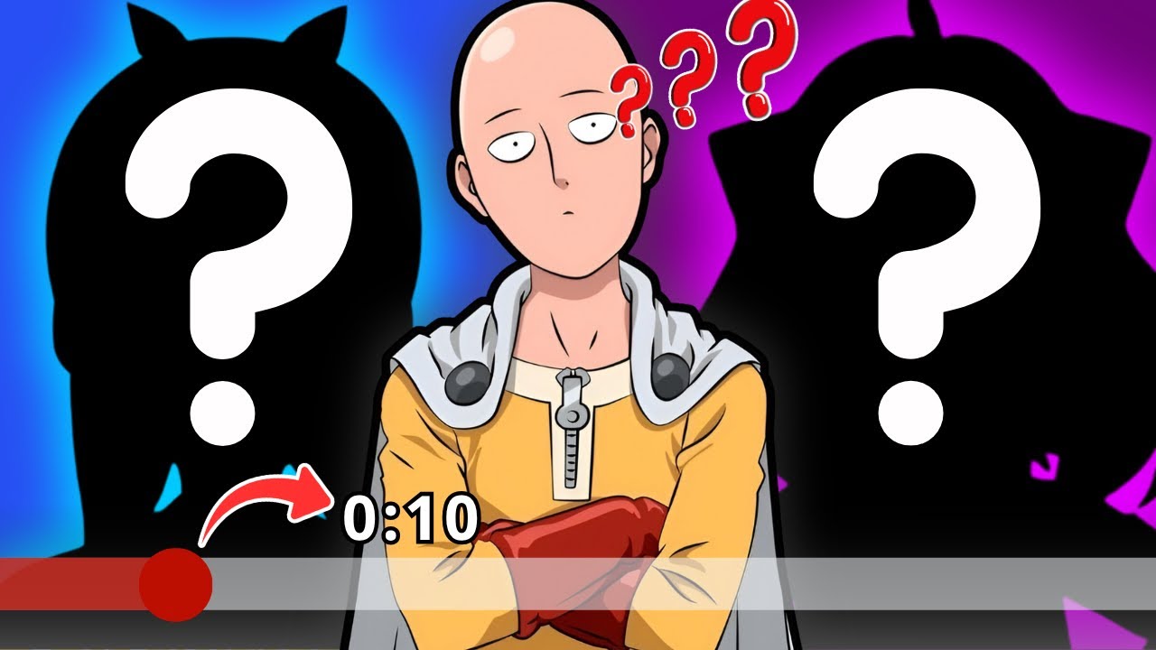 ⏱️ 10 секунд, 5 аниме, 1 год 🤔 От Super Easy до Impossible!