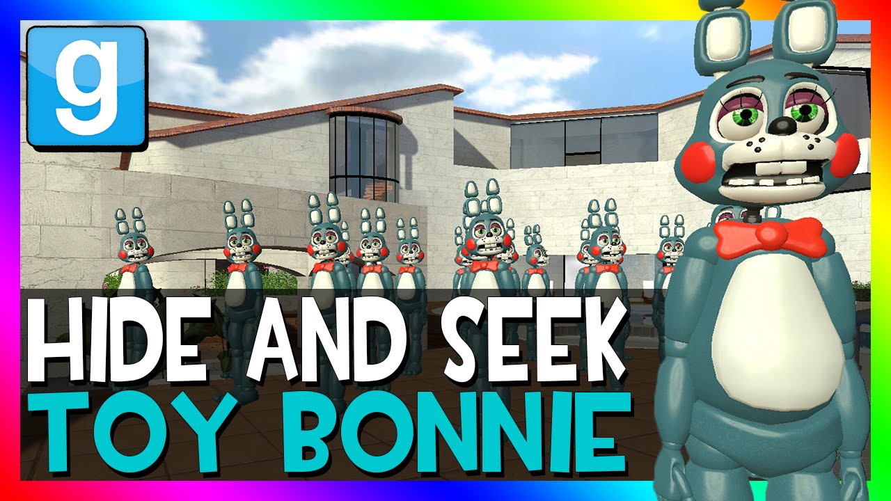 Garry's Mod | TOY BONNIE HIDE AND SEEK | Gmod Five Nights At Freddy's 2 Mini-Game!