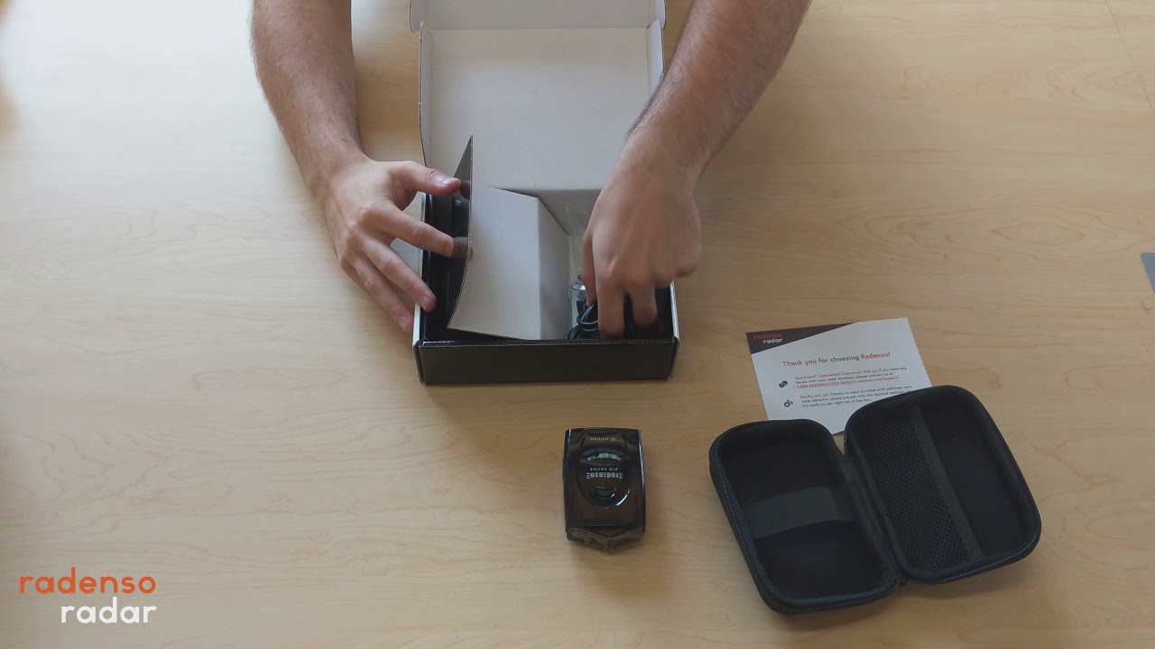 Radenso Pro M Radar Detector Unboxing Video