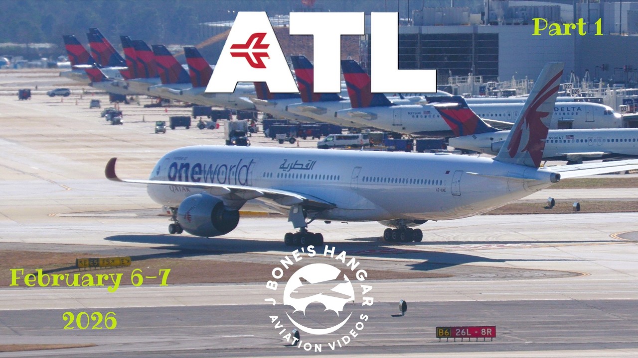 Planespotting The Busiest Airport In The USA Atlanta Hartsfield Jackson Int'l Part 1