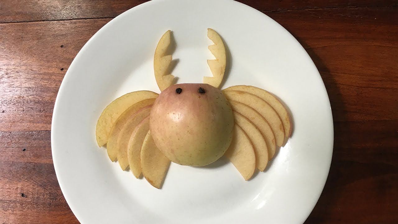 How to Make Apple Crab | Food Art Garnishing