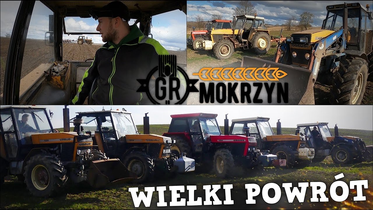 WIELKI POWRÓT do GR Mokrzyn - Orka na 5 ciągników