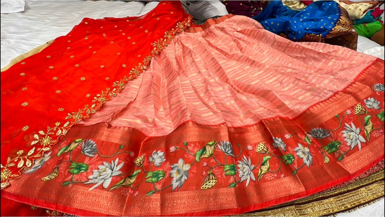 1300/- Free shipping ||chickpet Bangalore lehangas||offer prices||Single piece courier available