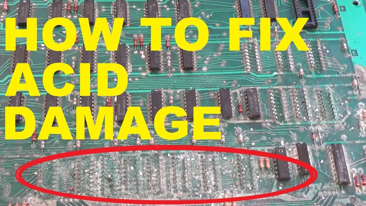 How to repair a battery damaged PCB