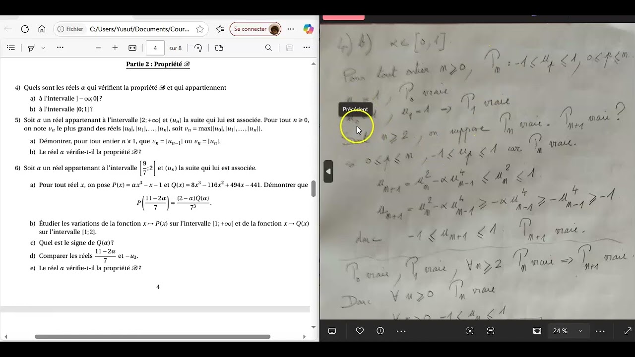 Concours général Maths 2025 - Ex2- partie 2- question 4b