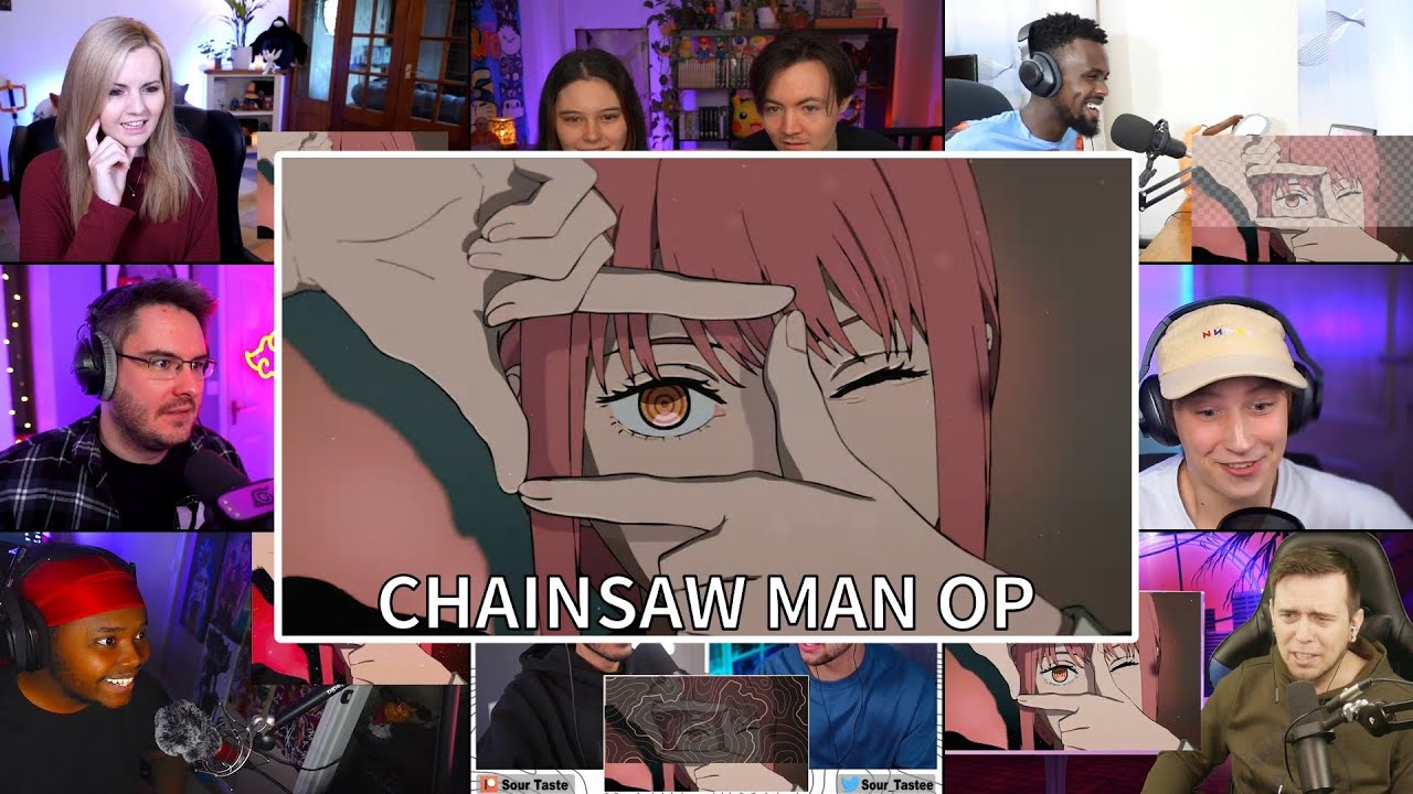 CHAINSAW MAN Opening REACTION MASHUP | チェンソーマン OP リアクションマッシュアップ