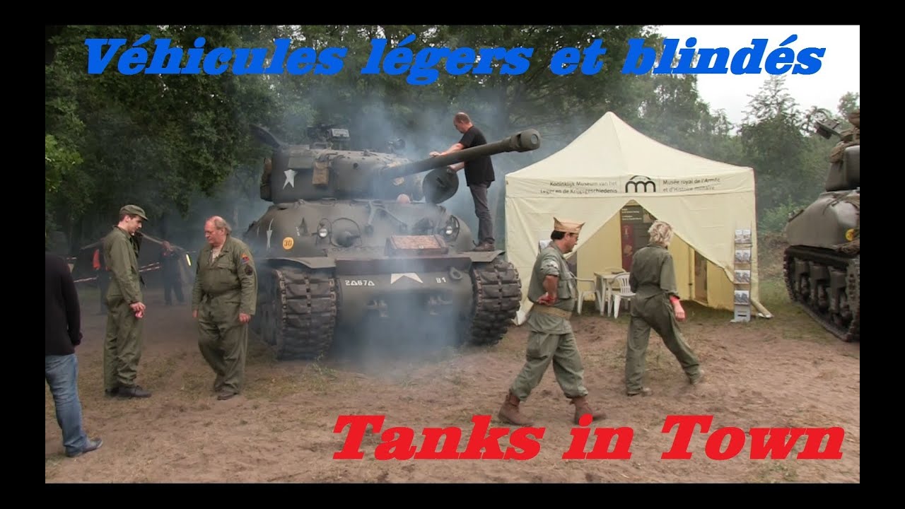 Tanks in Town 2013 ► Site du Bois Brûlé à Ghlin - WW2