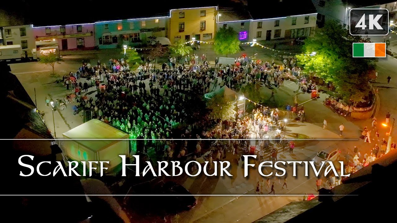 Scariff Harbour Festival 2024, County Clare, Ireland - 4K Drone Footage