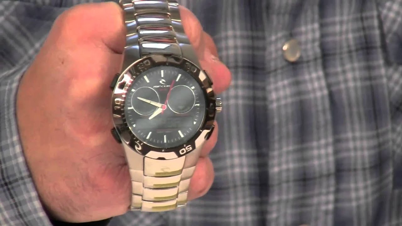Rip Curl Shipstern Tidemaster Watch Review at Surfboards.com
