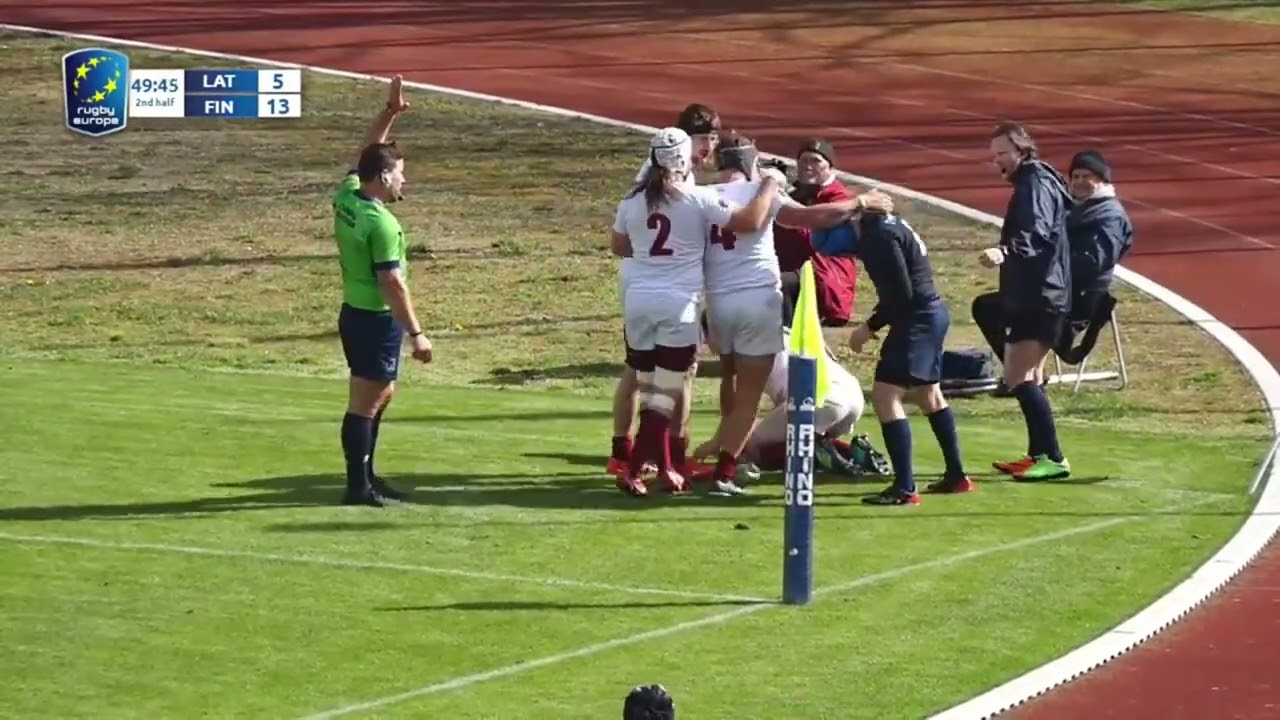 Latvia v Finland Highlights - Rugby Europe Men's Conference 2024-25