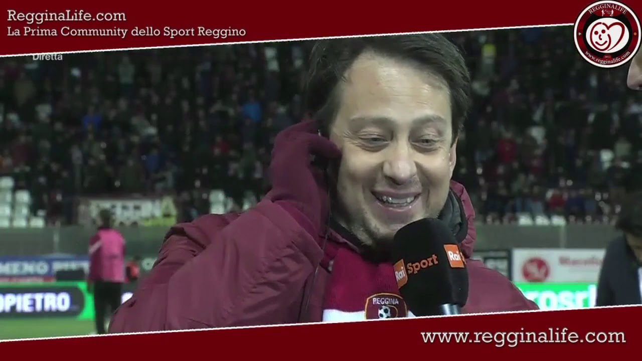 Reggina-Ternana 1-0, Intervista del Presidente Luca Gallo nell'intervallo (10/02/2020)