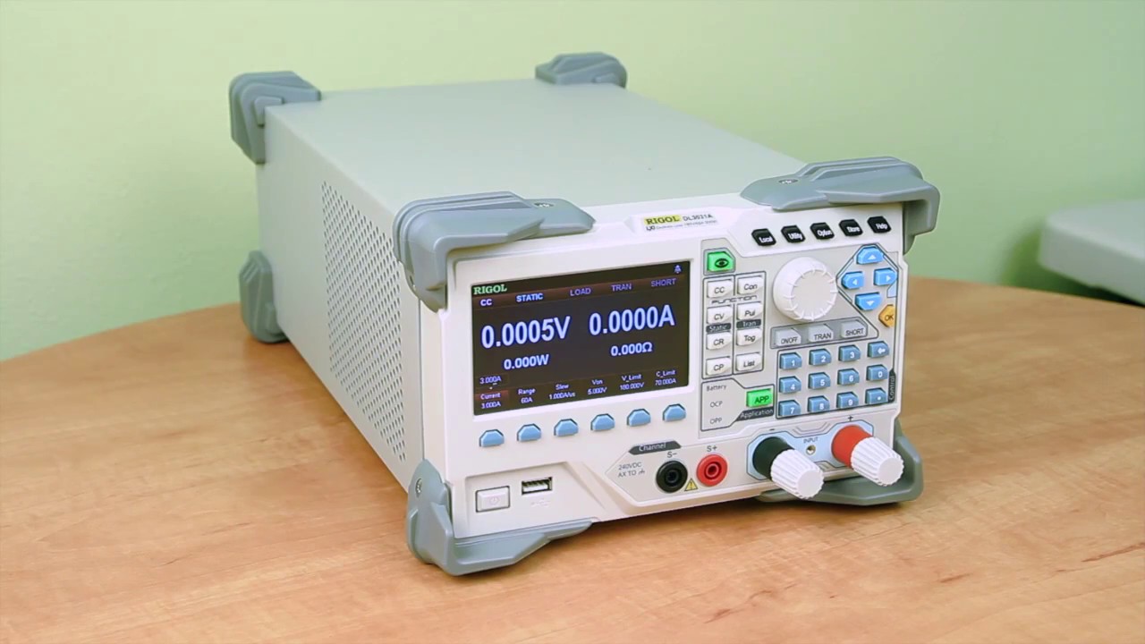 Rigol cерии DL3000 - программируемые электронные нагрузки постоянного тока