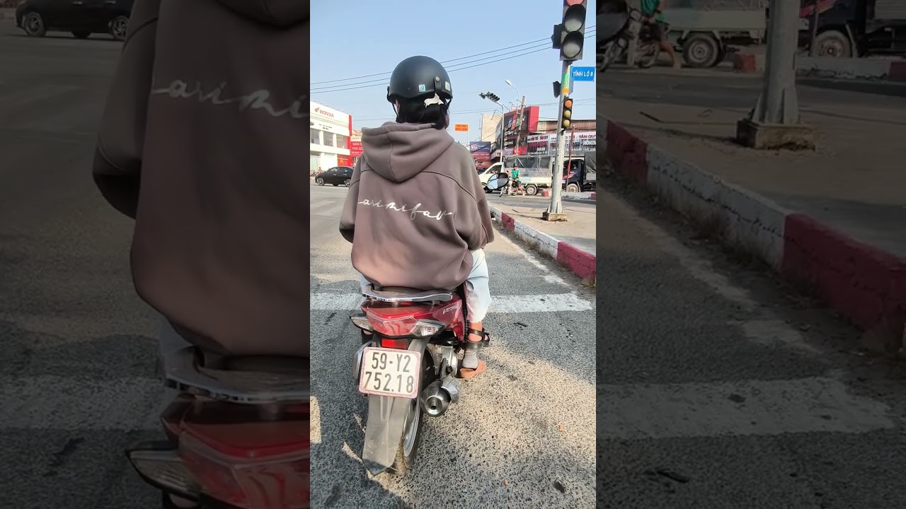 Llegando a los túneles de Củ Chi en MOTO, VIETNAM, Jueves