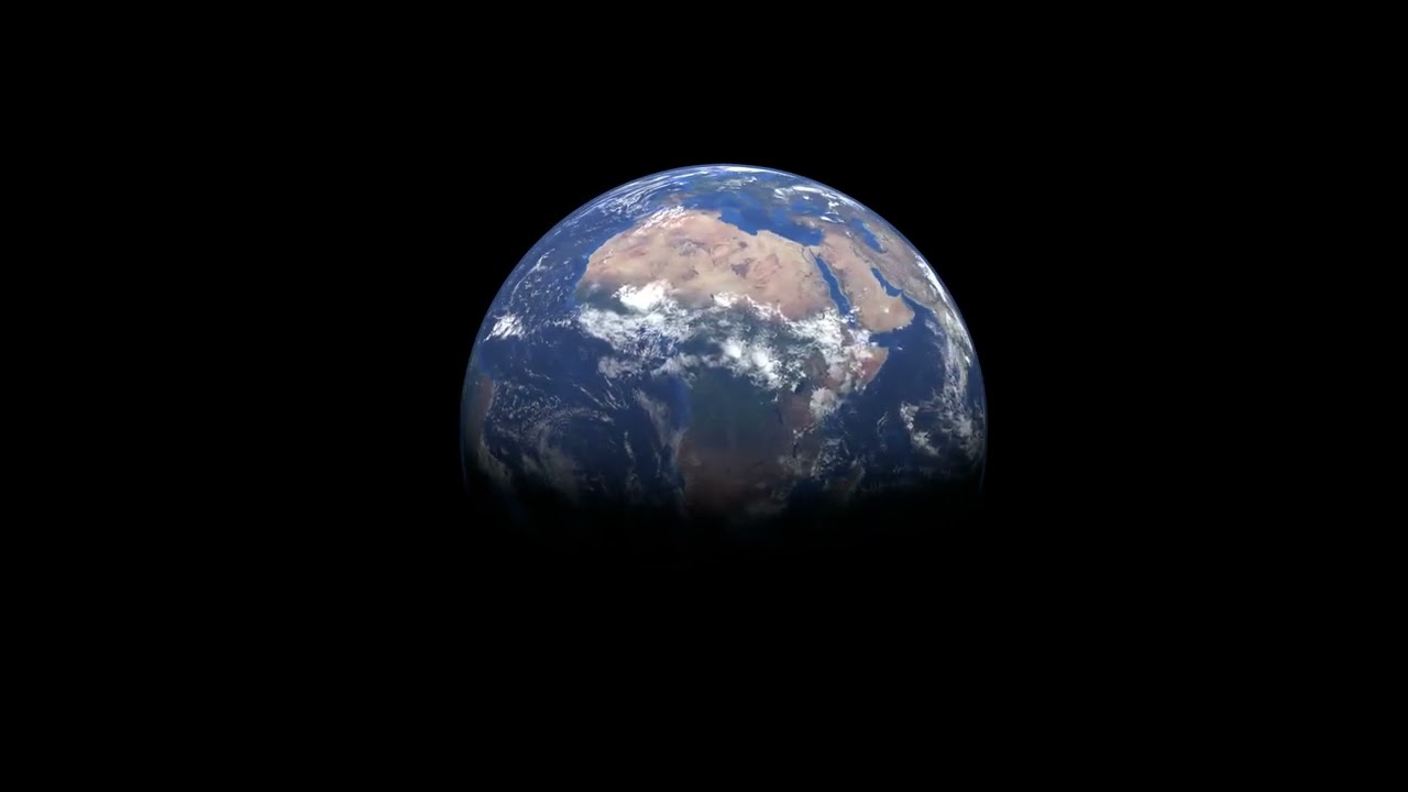 Earth Spinning 4k | See How Earth Spins .