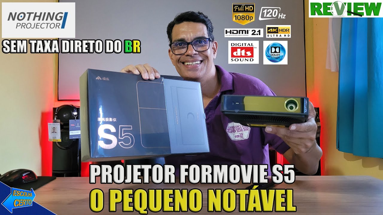 INCRÍVEL FORMOVIE S5 LASER PROJECTOR TESTE COMPLETO