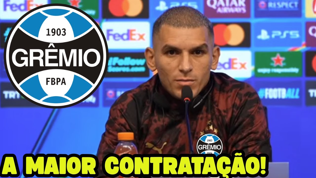 O MAIOR REFORÇO DA TEMPORADA! GRÊMIO CONTATA MEIO CAMPISTA DE SELEÇÃO! ÚLTIMAS NOTÍCIAS DO GRÊMIO