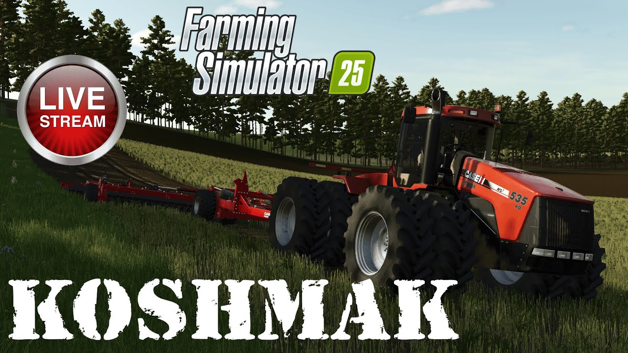 🔴 FS 25 [17] Мапа КОШМАК  для  fs 25 / farming simulator 25 / фс25