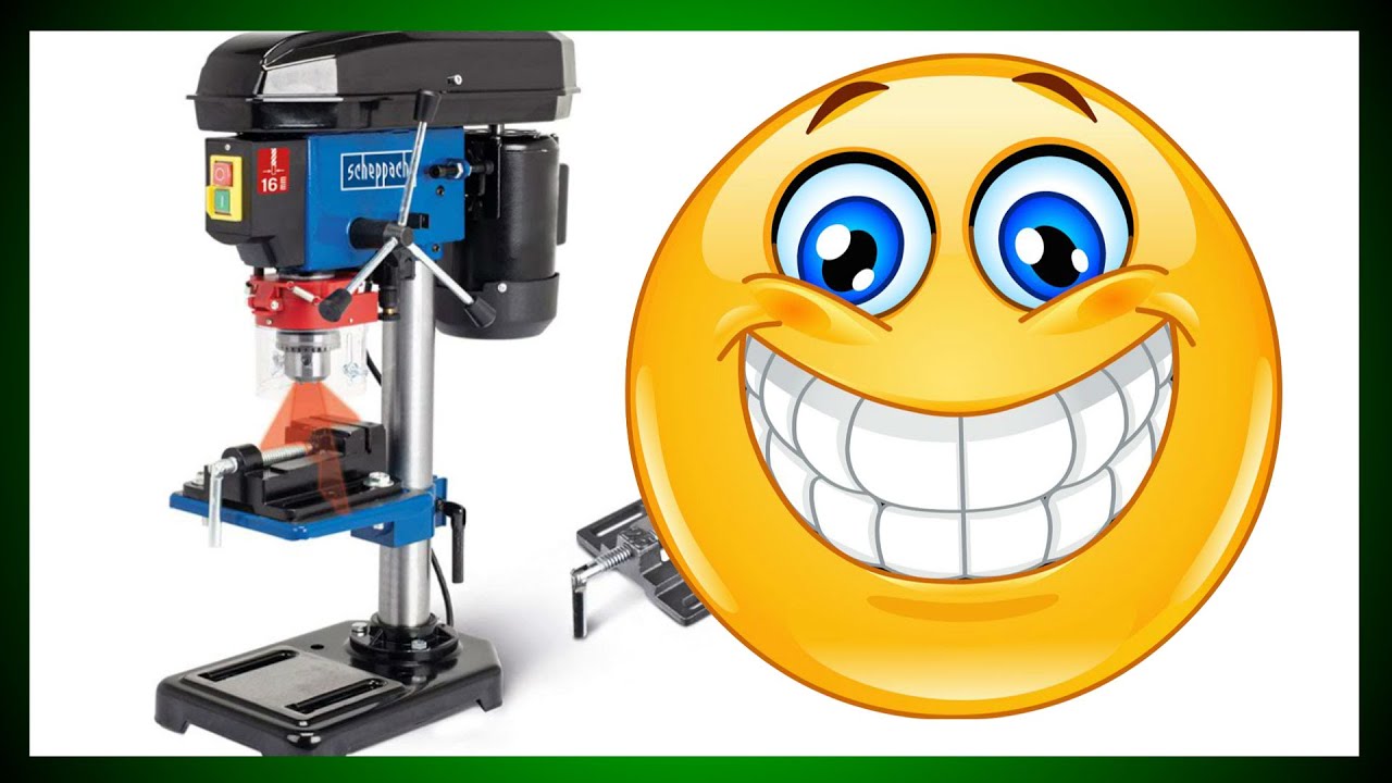 So einfach kann man die Scheppach Tischbohrmaschine selbst verbessern.(Scheppach DP16VLS )