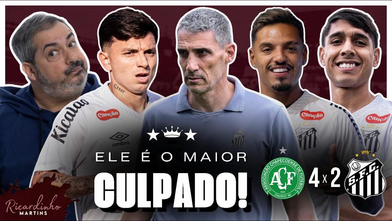 VOJVODA ERRA DEMAIS e SANTOS PERDE 3 PONTOS | PÓS-JOGO CHAPECOENSE 4X2 SANTOS