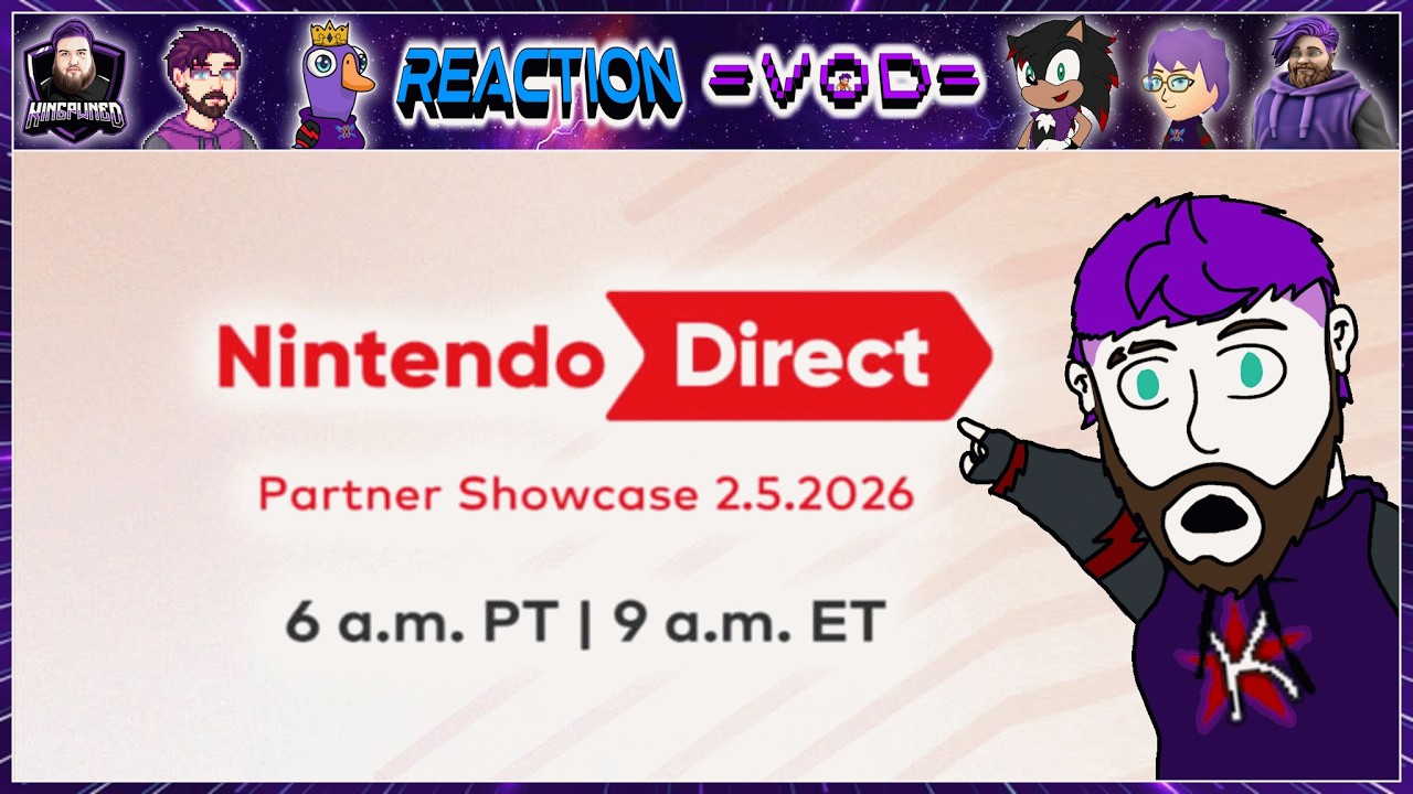 Reacting to the Nintendo Direct 2-5-26 (Partner Showcase)