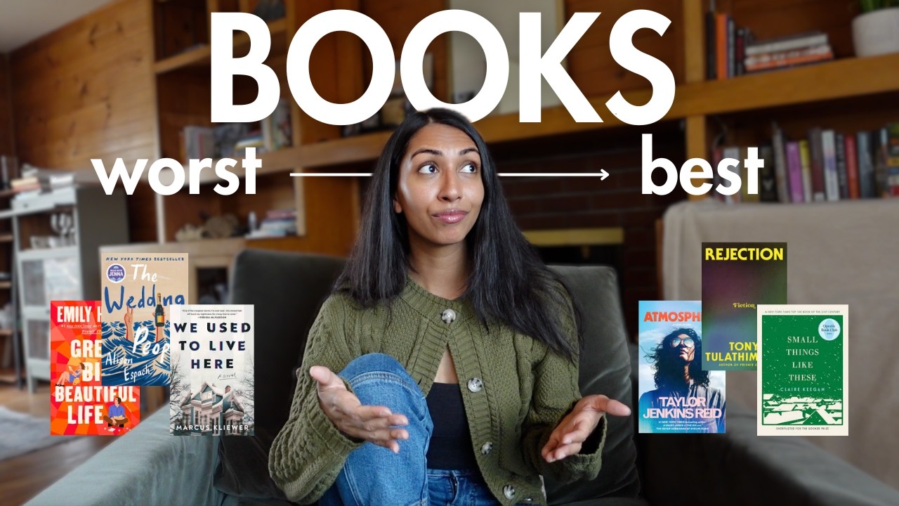 WORST to BEST: I ranked every single book I read in 2025