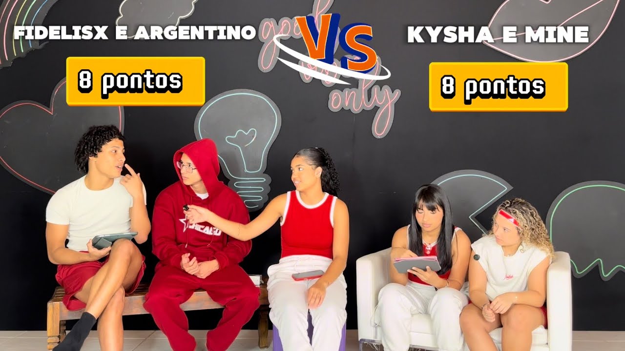 Perguntas sobre conhecimento gerais | Fidelisx e Argentino & Kysha e Mine 😱
