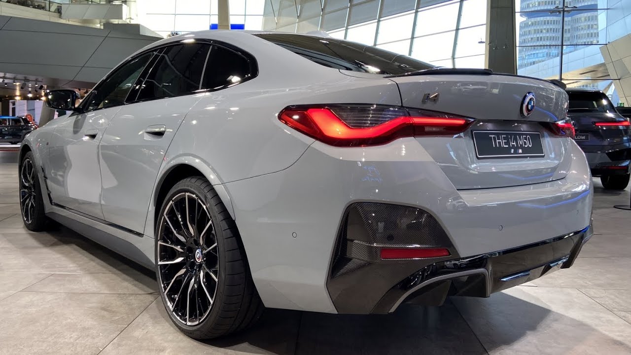 2023 BMW i4 M50 G26 in M Brooklyn Grau + M Carbon 