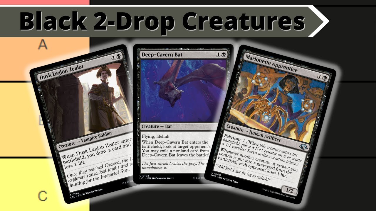 Peasant Black 2-Drop Tier List -- The Battle of the Blood Artists