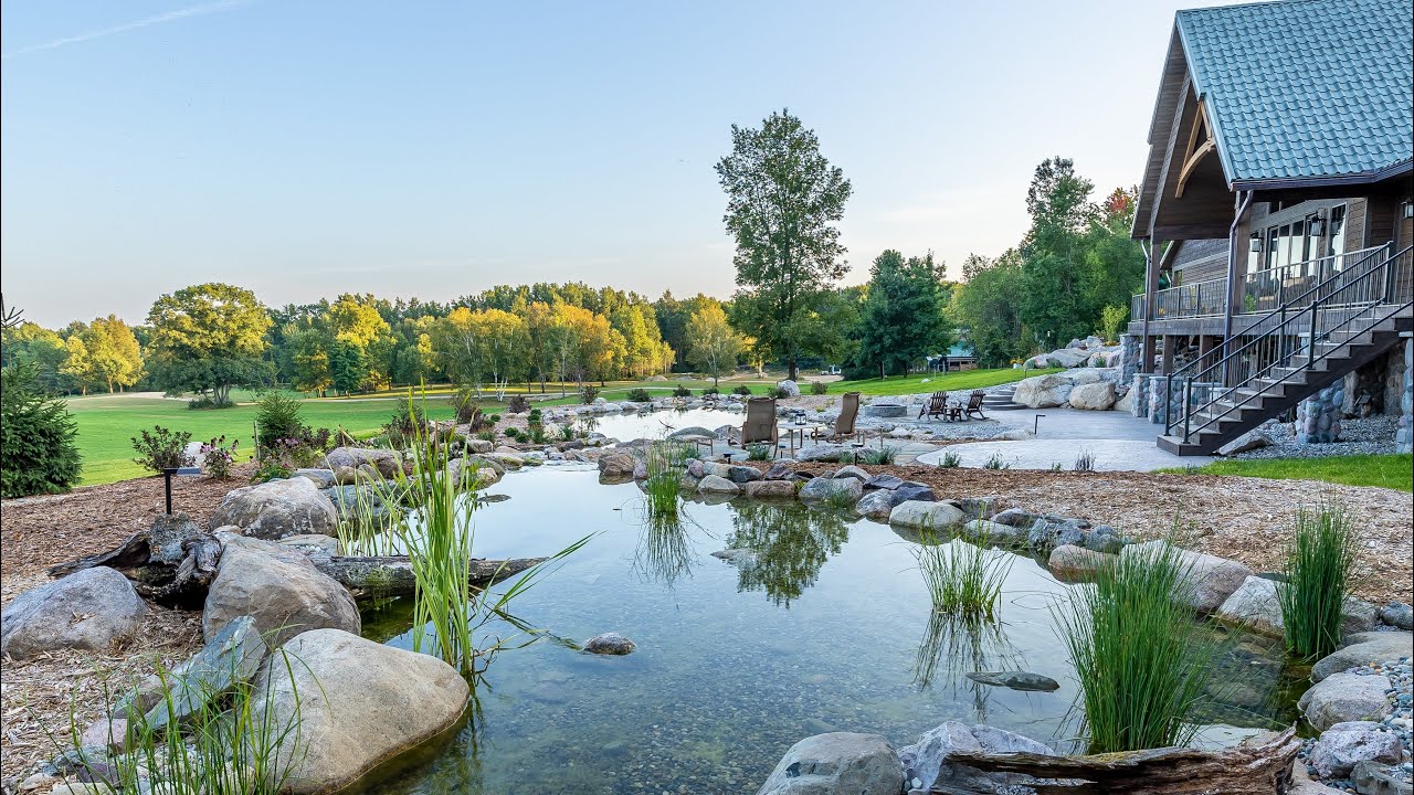 Recreational Game Fish Pond & Waterfalls