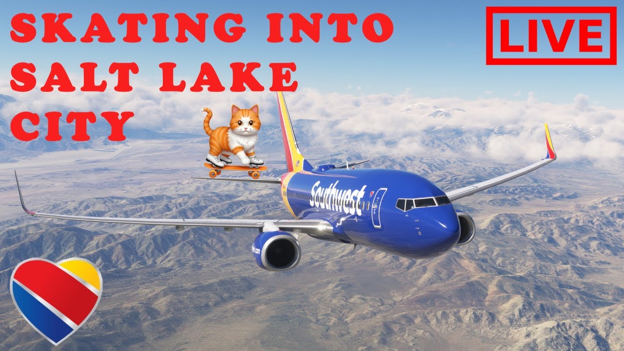 SKATING INTO SALT LAKE CITY | MSFS2024 | PMDG 737-800