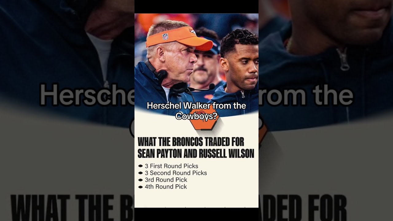 🏈 Look at what the Denver Broncos traded for Sean Payton and Russell Wilson? #nfl