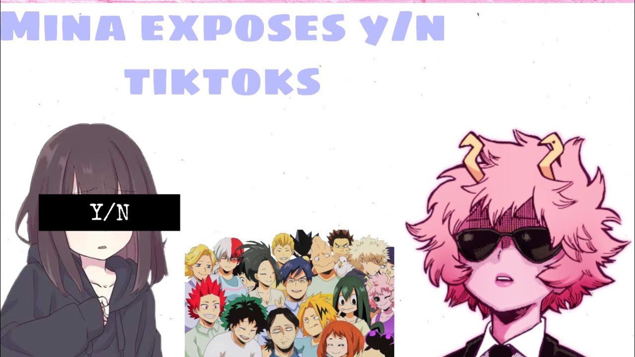 Mina exposes Y/n tiktok| Bakugo x y/n|charli d tiktok cussing warning ⚠️