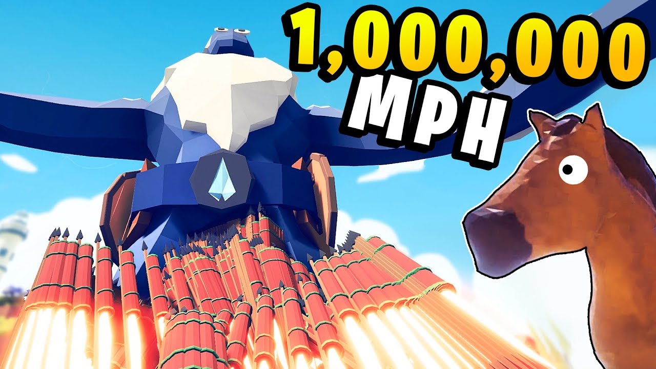 TABS - HORSES, JOUSTERS, POLEAXE & 1,000,000 MPH Space Flight! - Totally Accurate Battle Simulator