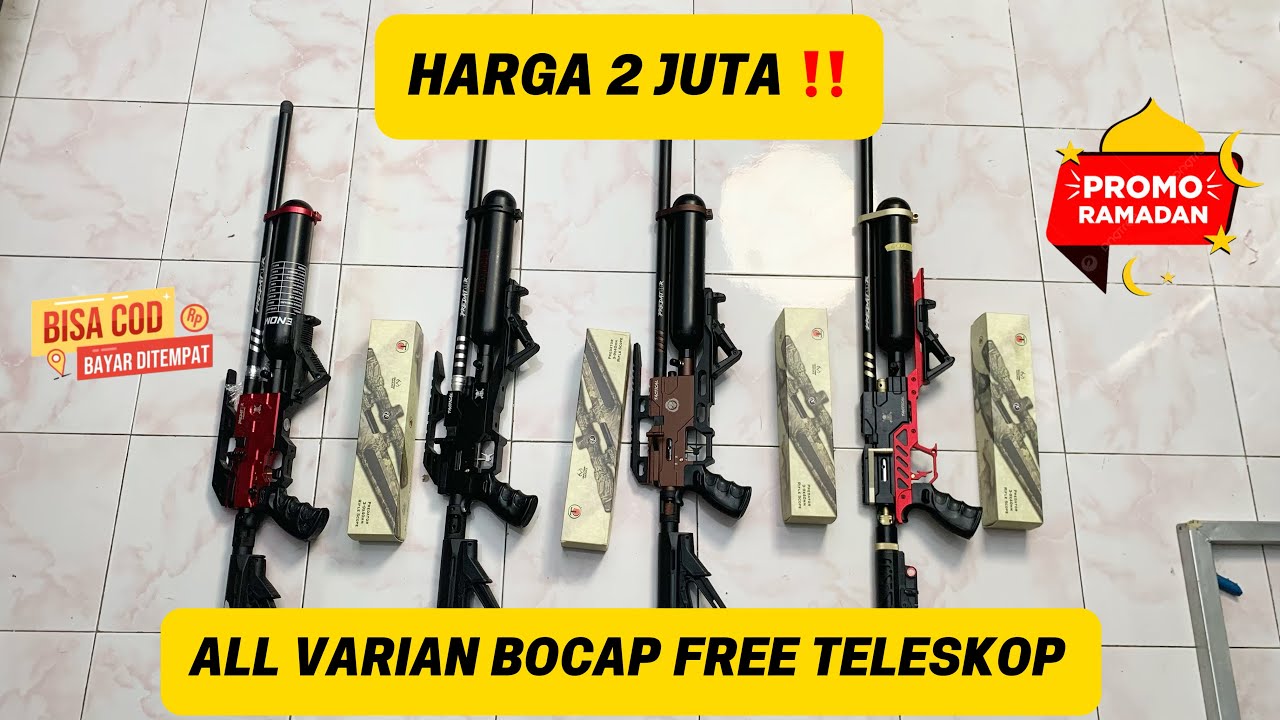 HARGA CUCI GUDANG ‼️BOCAP 500 CC FREE TELESKOP CUMA 2 JT 🔴 HARGA TERMURAH DAN BERKUALITAS #airsoft 