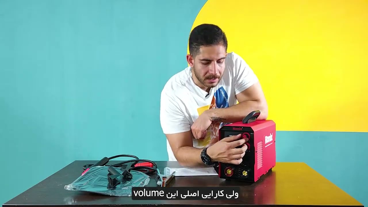 بررسی ویدیویی اینورتر جوشکاری 200 آمپر توربو فن پلاس رونیکس مدل RH-4604