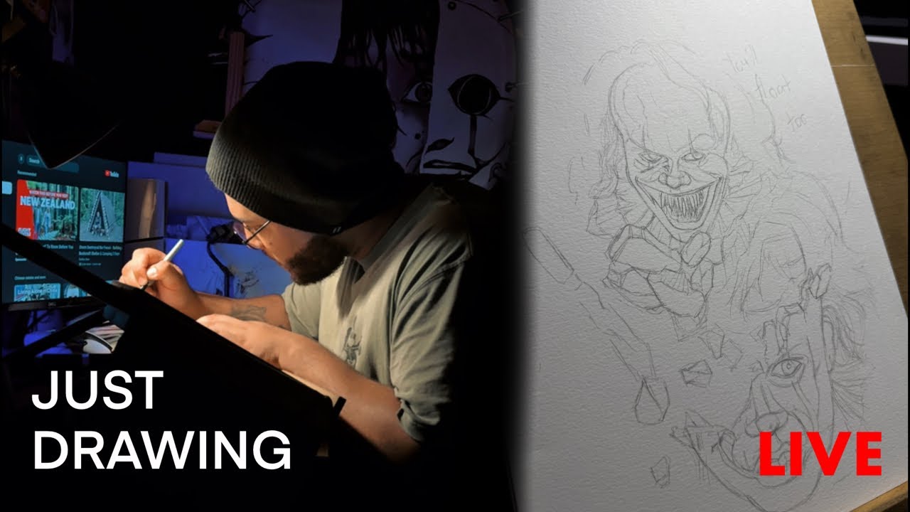 IT artwork: Pennywise part 1