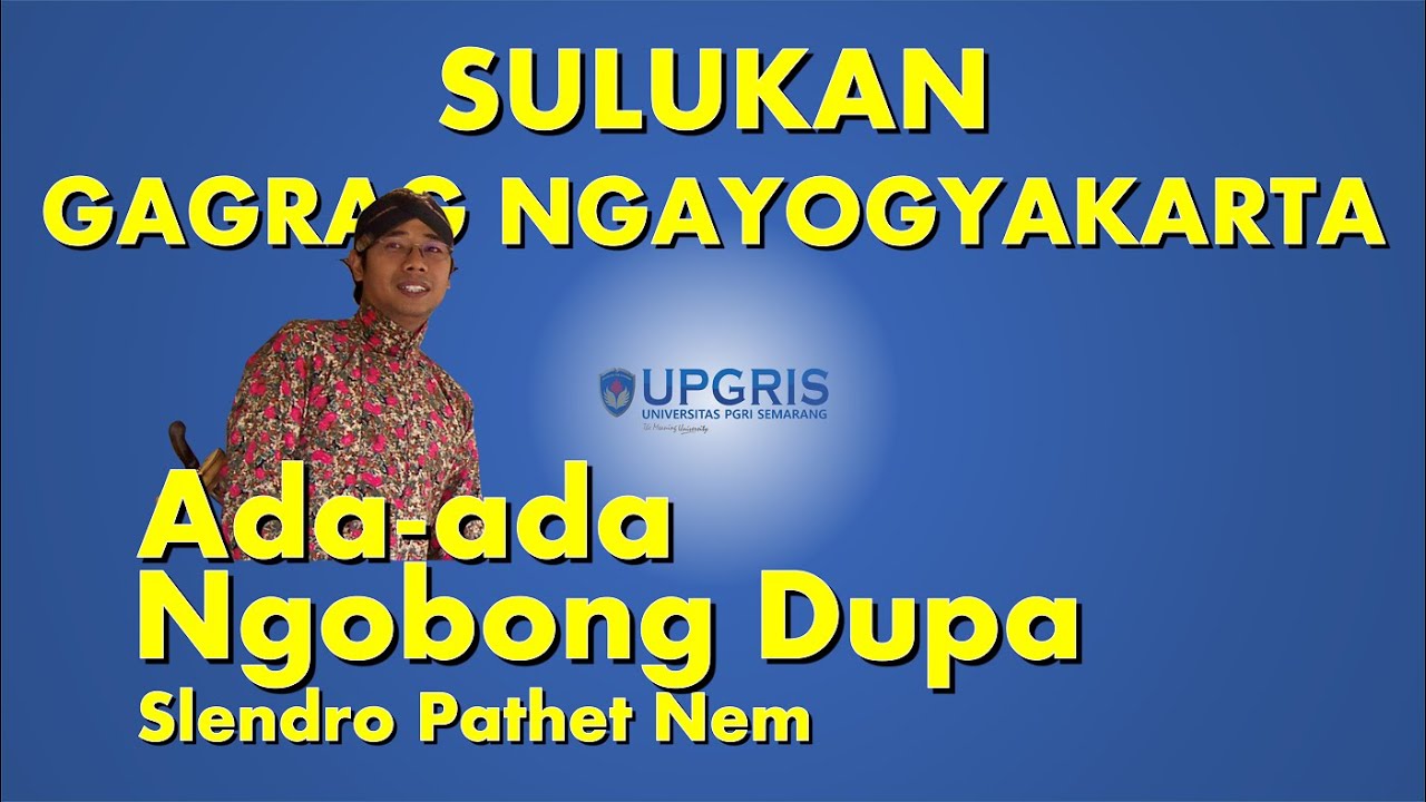 SULUKAN NGAYOGYAKARTA; ADA-ADA NGOBONG DUPA