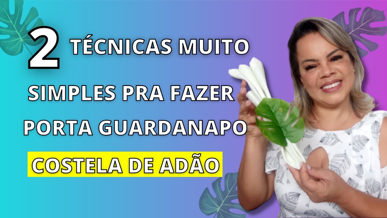 Duas técnicas de fazer porta guardanapo costela de Adão