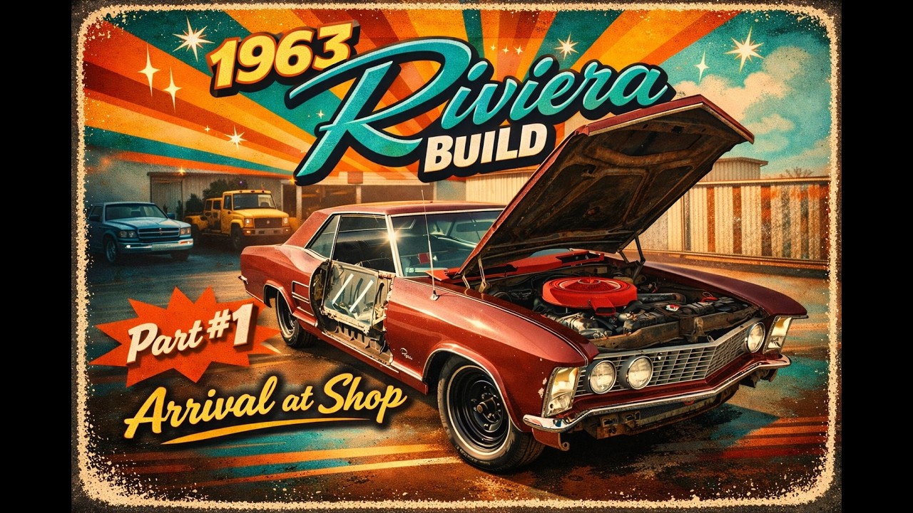 Часть 1 Buick Riviera ProTouring 1963 года, построенного Metalworks. Реставрация автомобиля, Арт ...