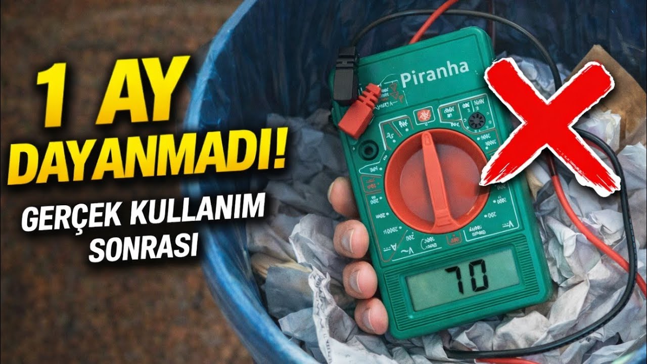 Piranha pmm1629 Multimetre Kullanım Sonrası Hayal Kırıklığı