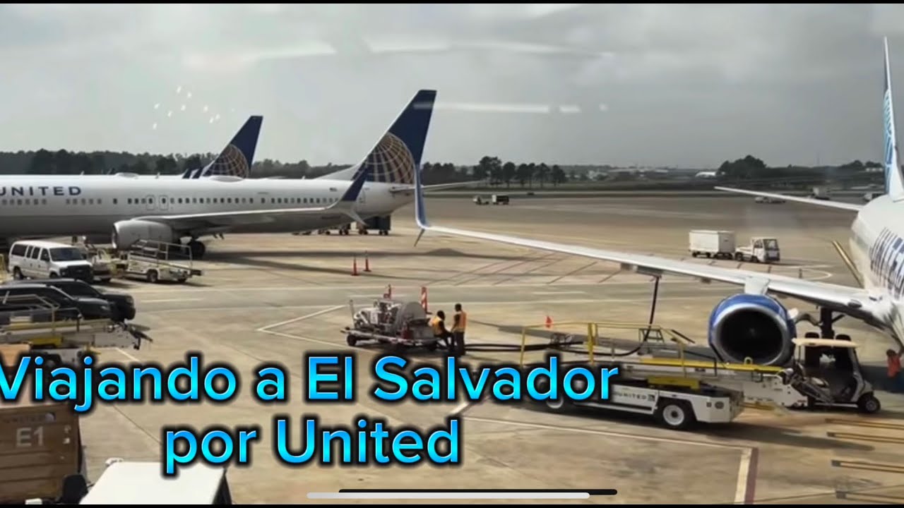 Viajando de Houston a El Salvador por United marzo 5 2024￼