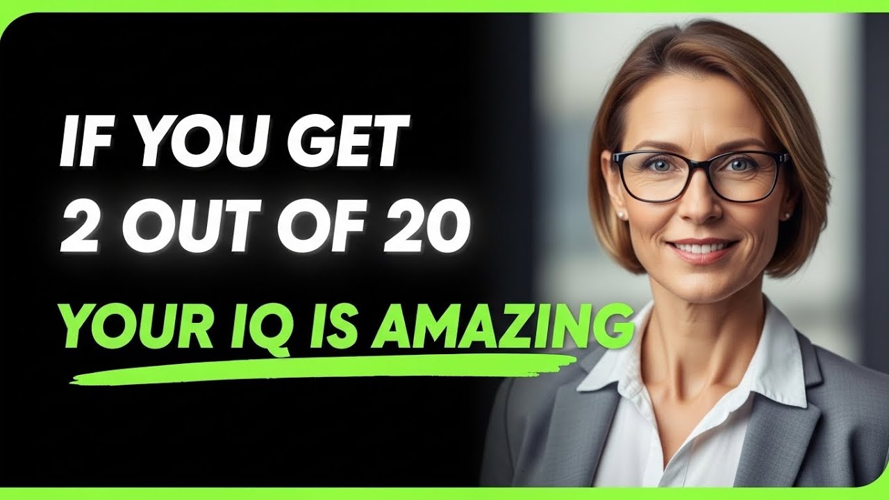 Only High IQ People Can Get 2/20 | Hard Brain Quiz Challenge