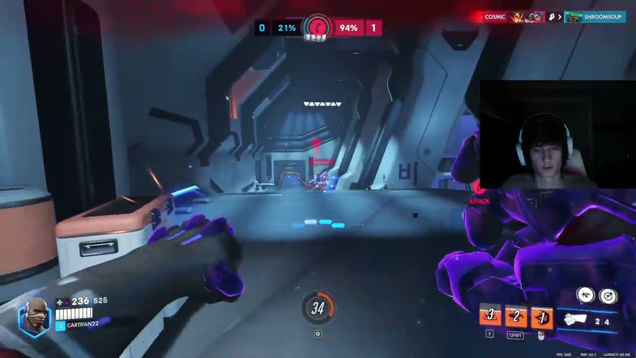 Overwatch Rank 1 Doomfist Cartifan New Season Gameplay -Doomfist Still Sucks-